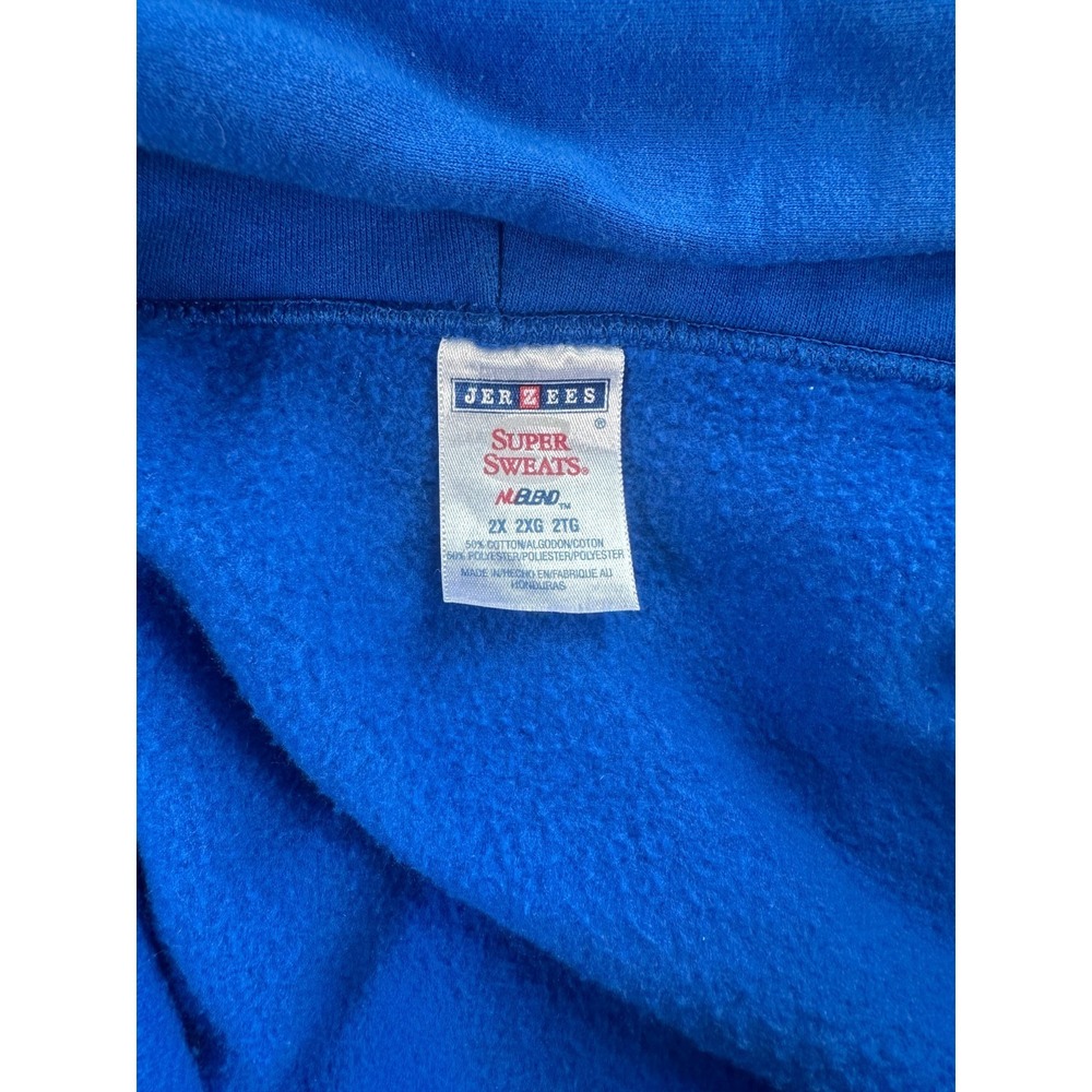Vintage Jerzees Super Sweats NuBlend Hoodie Womens 2X‎ Blue The Little Mermaid - Picture 5 of 7